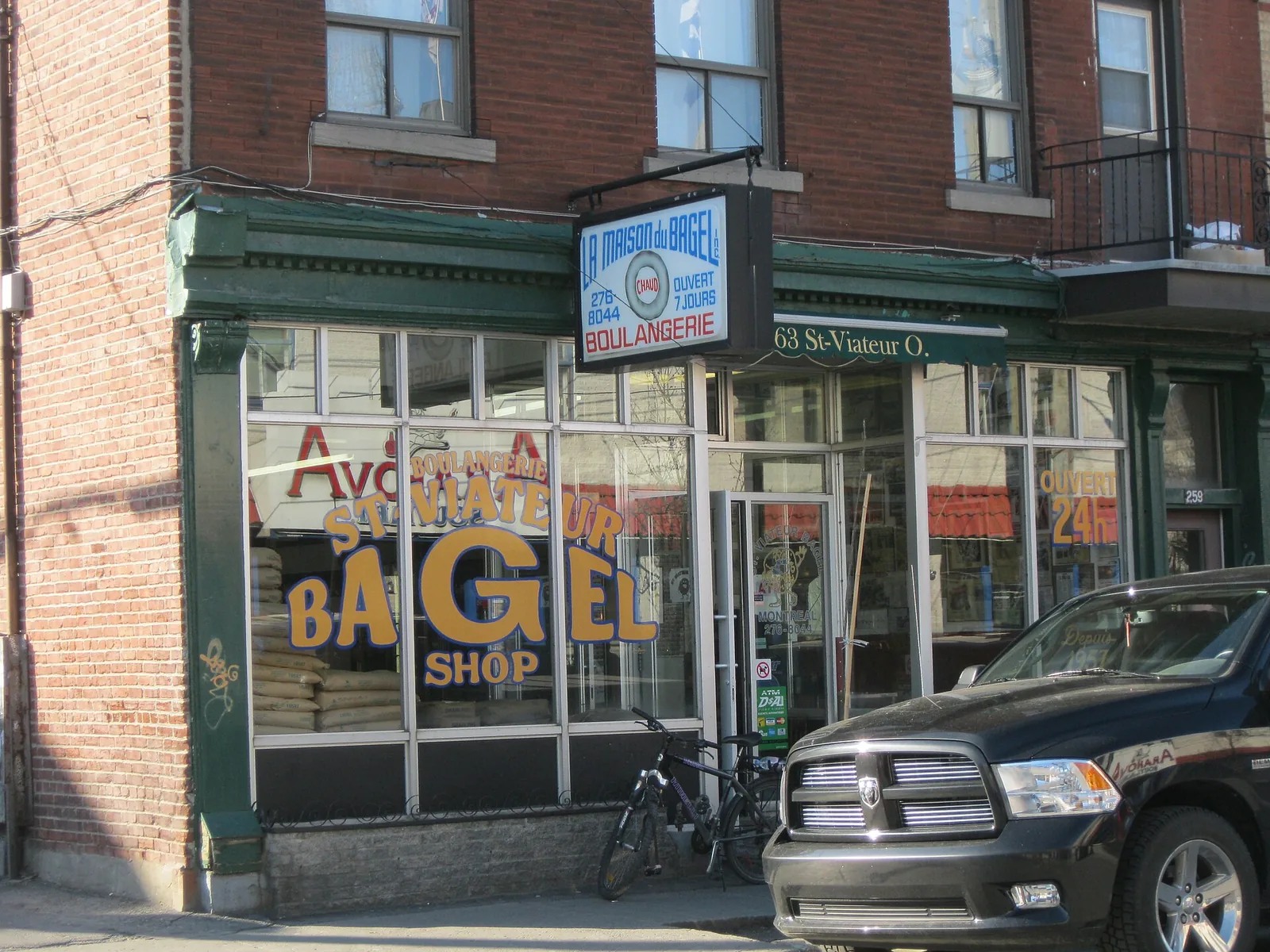 St-Viateur Bagel shop on rue Saint-Viateur Ouest in Mile End, Montreal